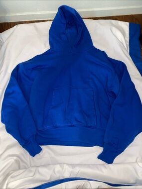 Yeezy Gap YZY hoodie Royal blue size M Double Layered